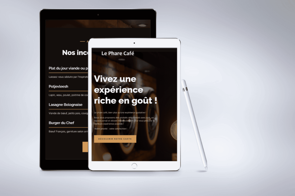 Sites web adaptés à tous les écrans